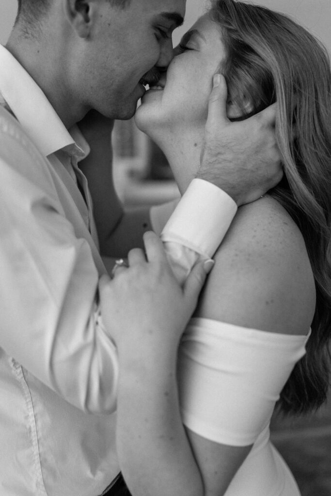 Couple Greenville South Carolina engagement photos for wedding photography