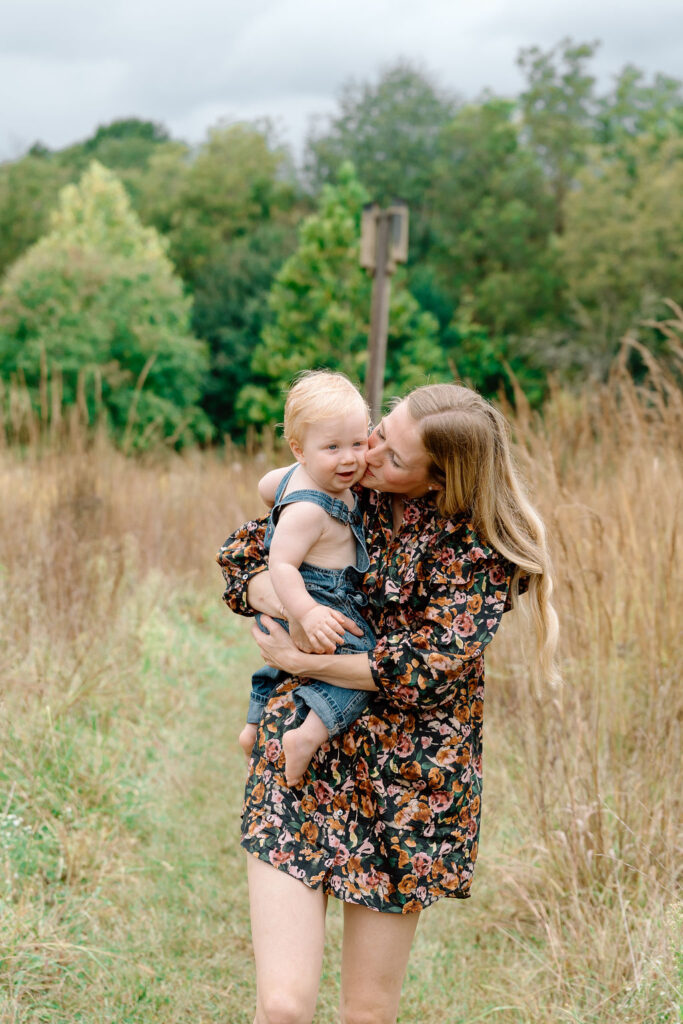Summer family photos at Conestee Nature Preserve at Greenville South Carolina