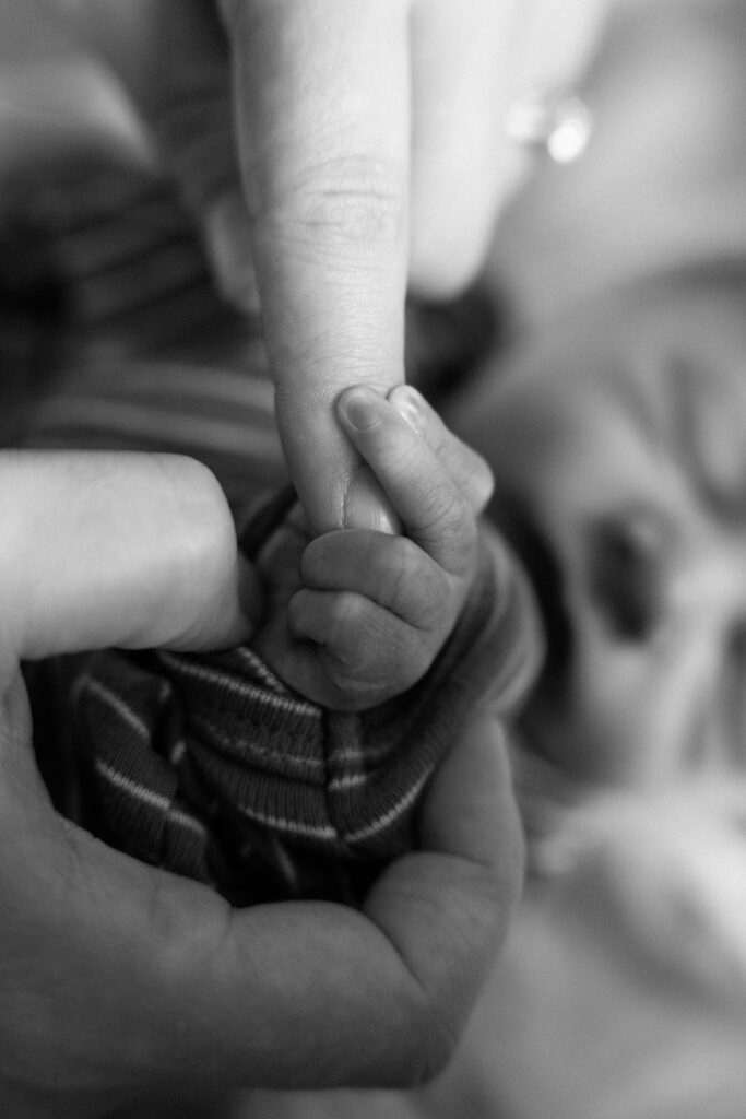 Newborn details during Fresh 48 session at Greenville Memorial Hospital in Greenville SC